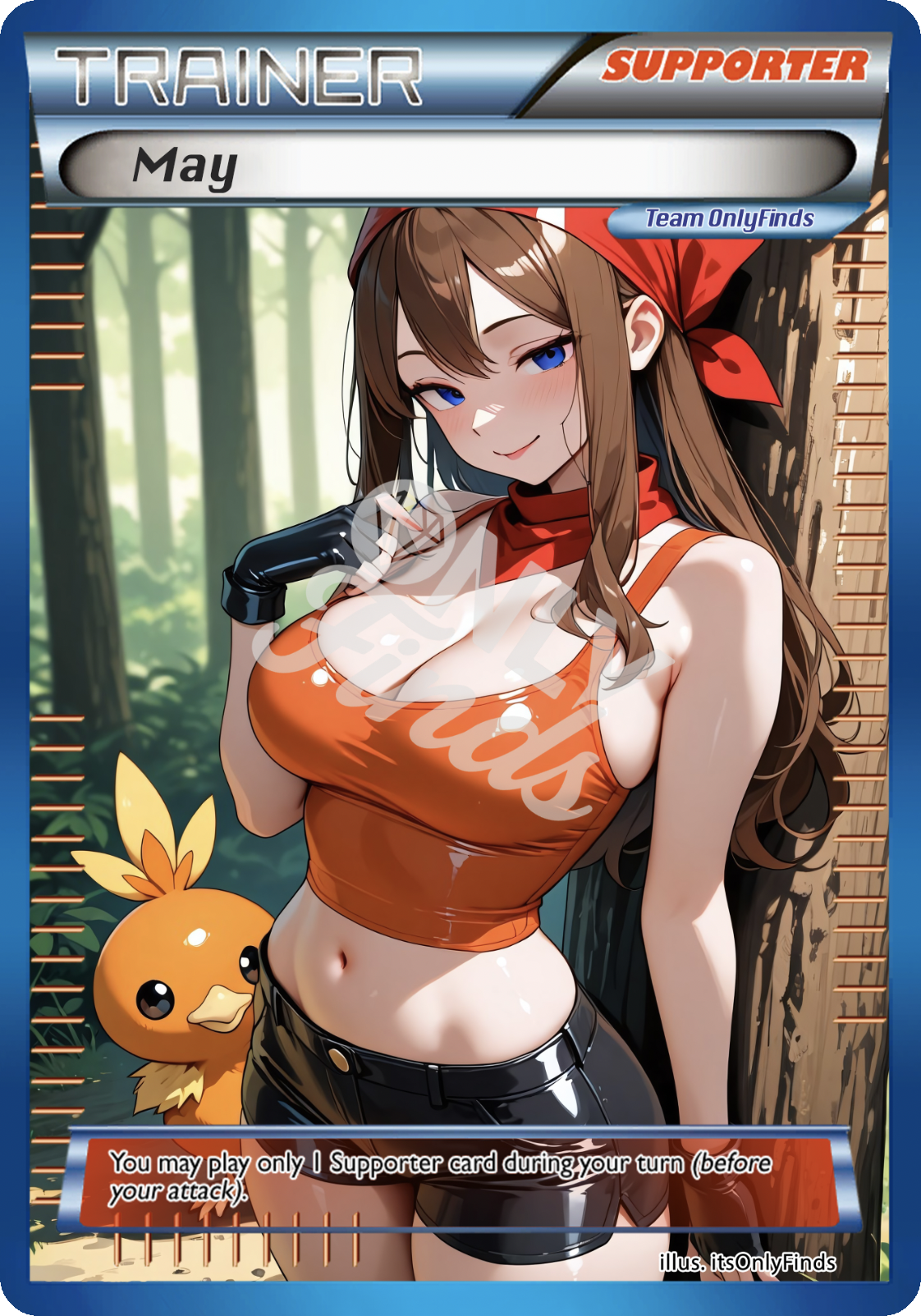 B-65 - May OnlyFinds Blue card