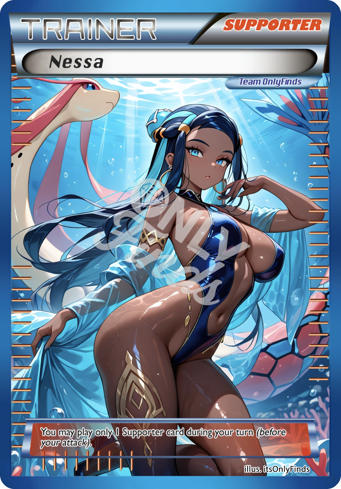 B-68 - Nessa OnlyFinds Blue card