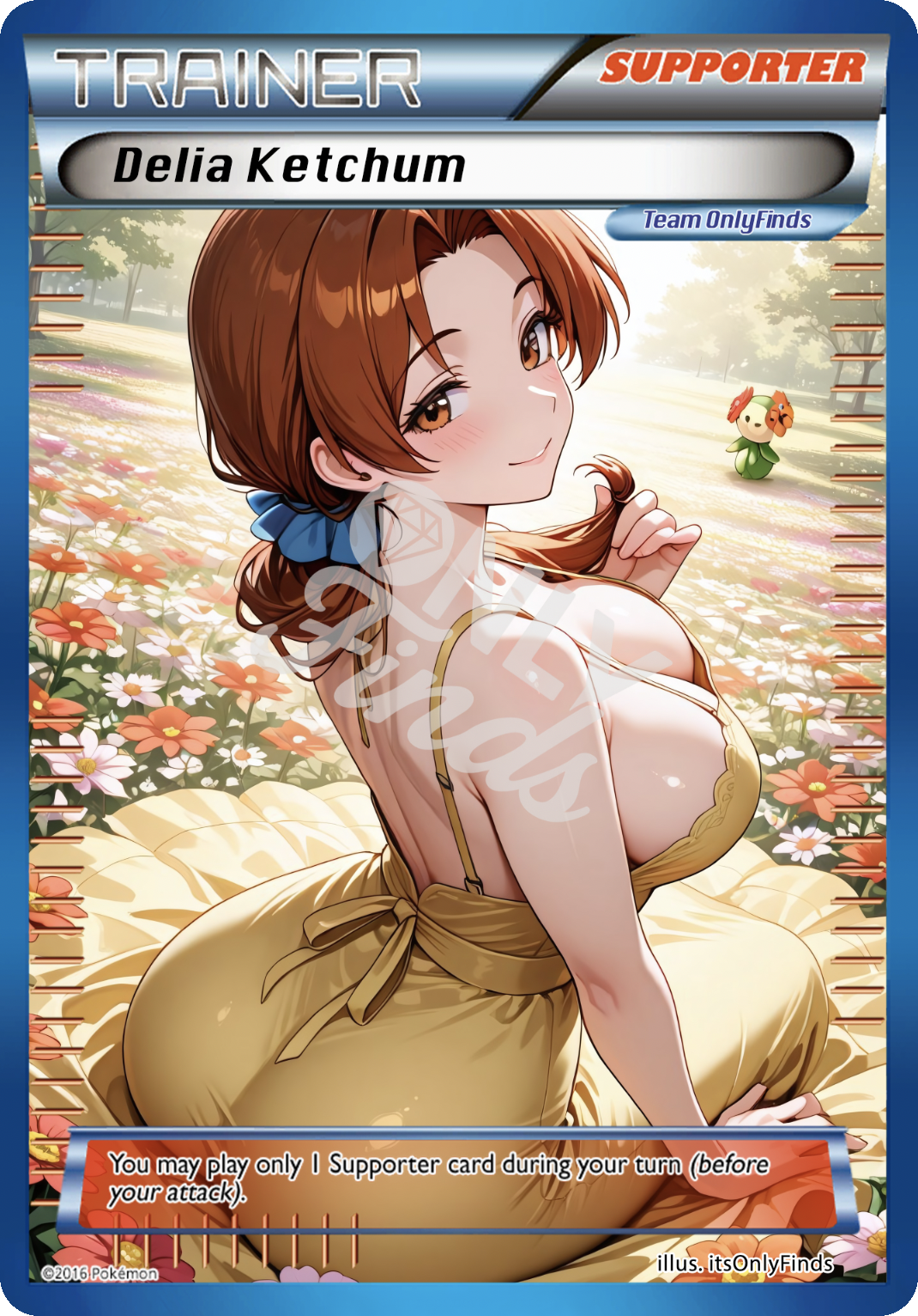 B-69 - Delia Ketchum OnlyFinds Blue card