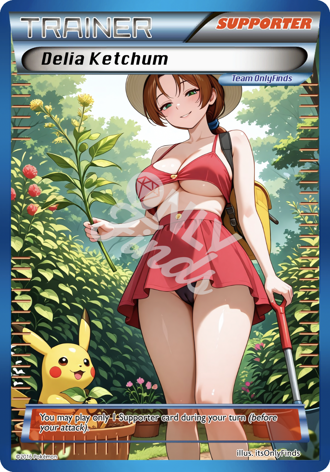 B-71 - Delia Ketchum OnlyFinds Blue card