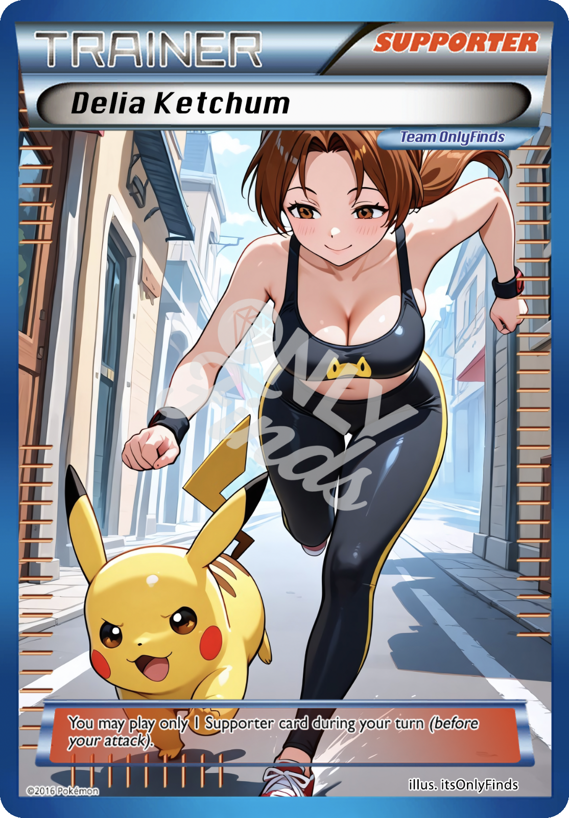 B-74 - Delia Ketchum OnlyFinds Blue card