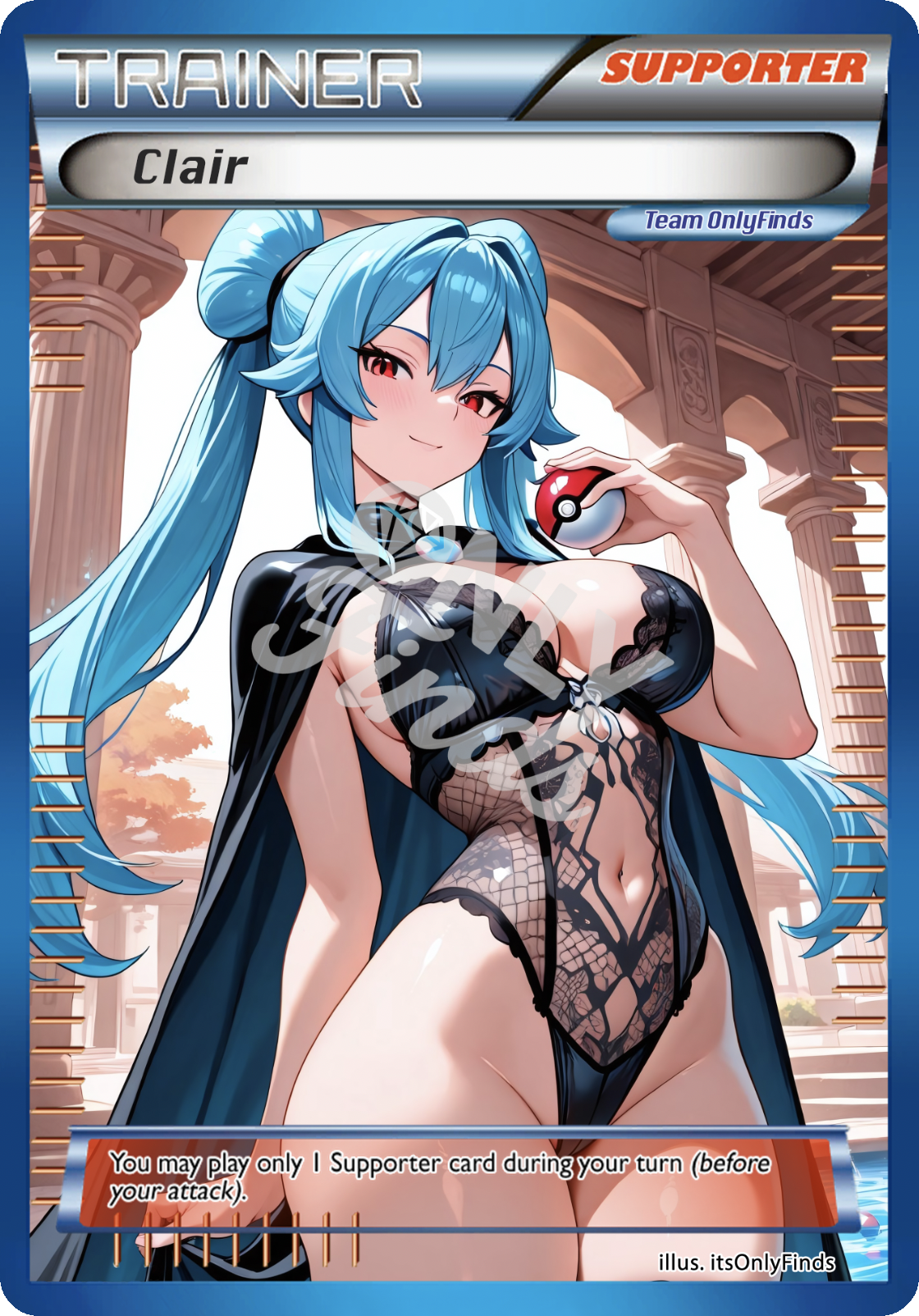 B-85 - Clair OnlyFinds Blue card
