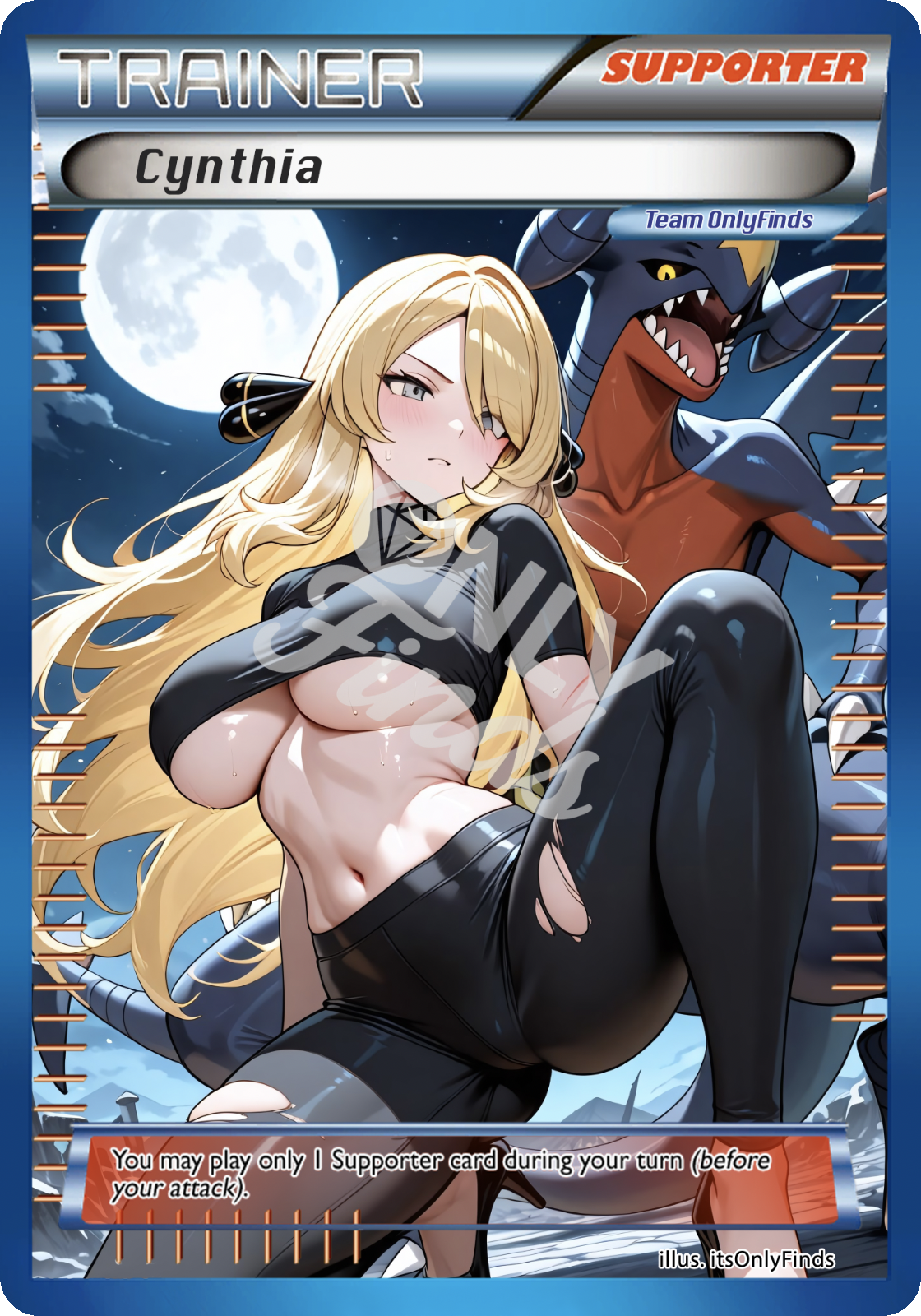 B-89 - Cynthia OnlyFinds Blue card