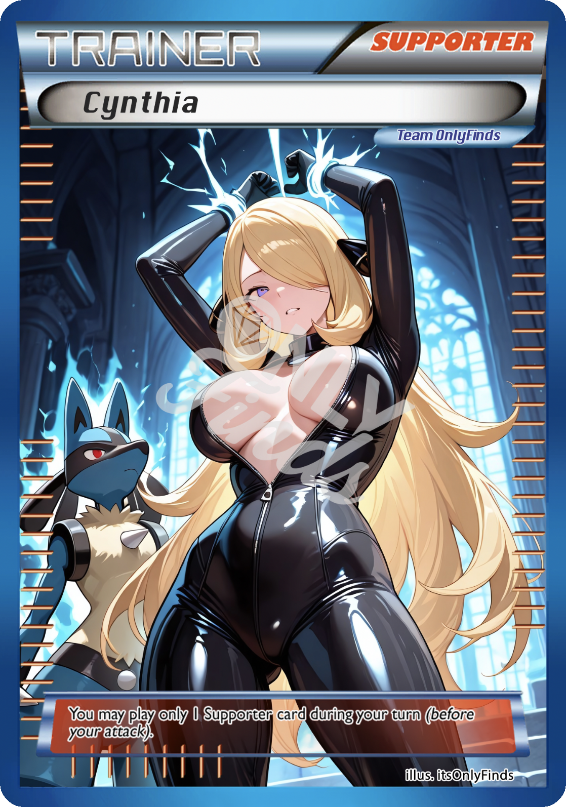 B-90 - Cynthia OnlyFinds Blue card