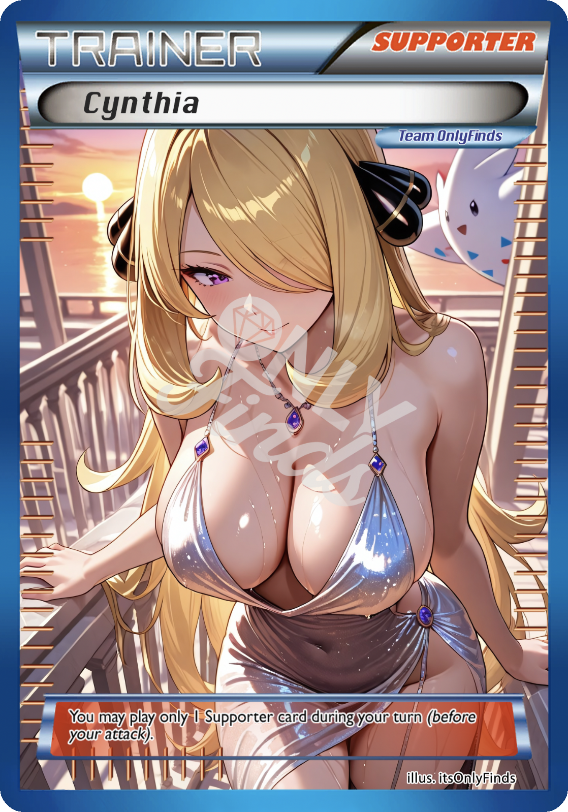 B-91 - Cynthia OnlyFinds Blue card