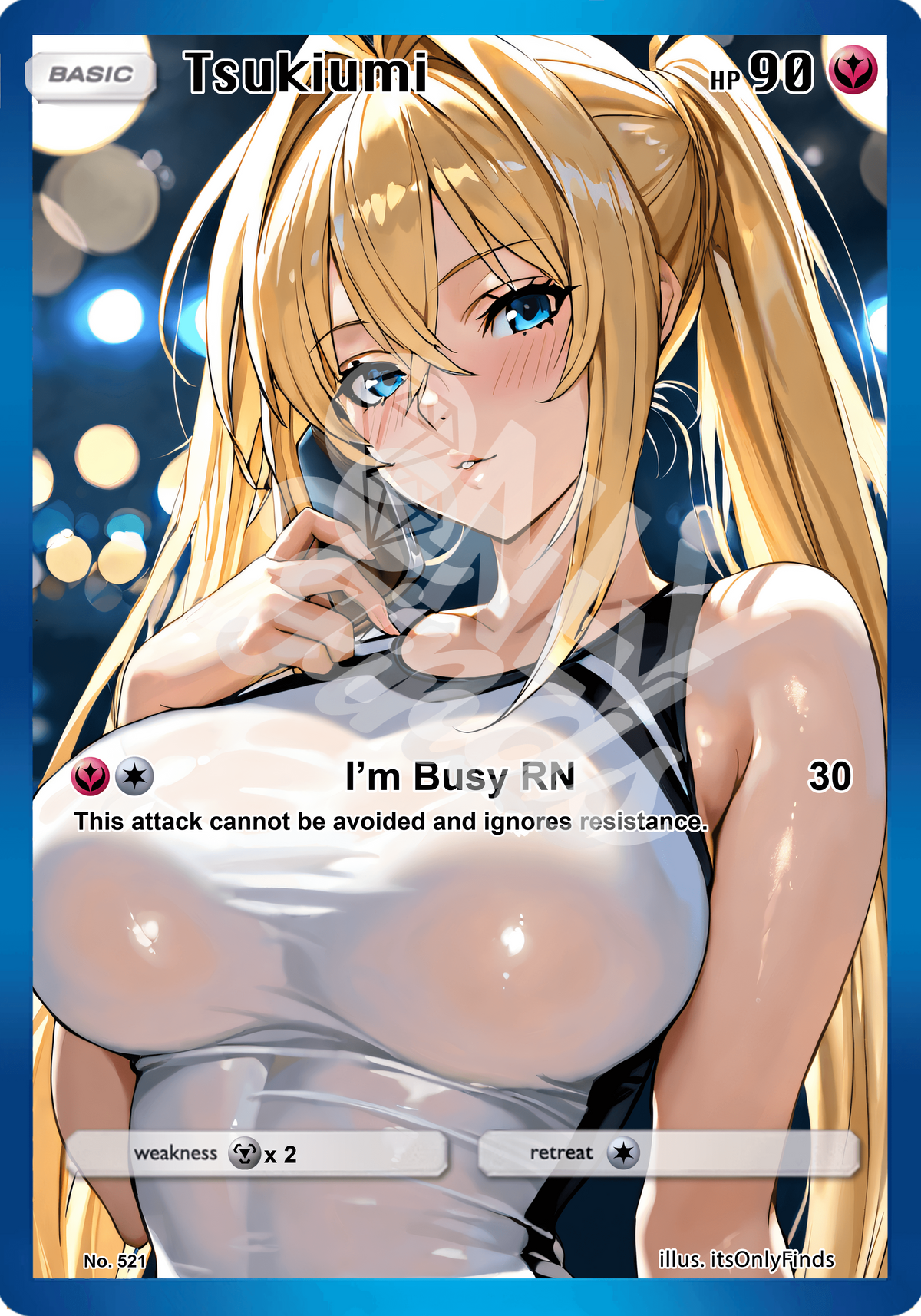 B-521 - Tsukiumi OnlyFinds watermarked collector card