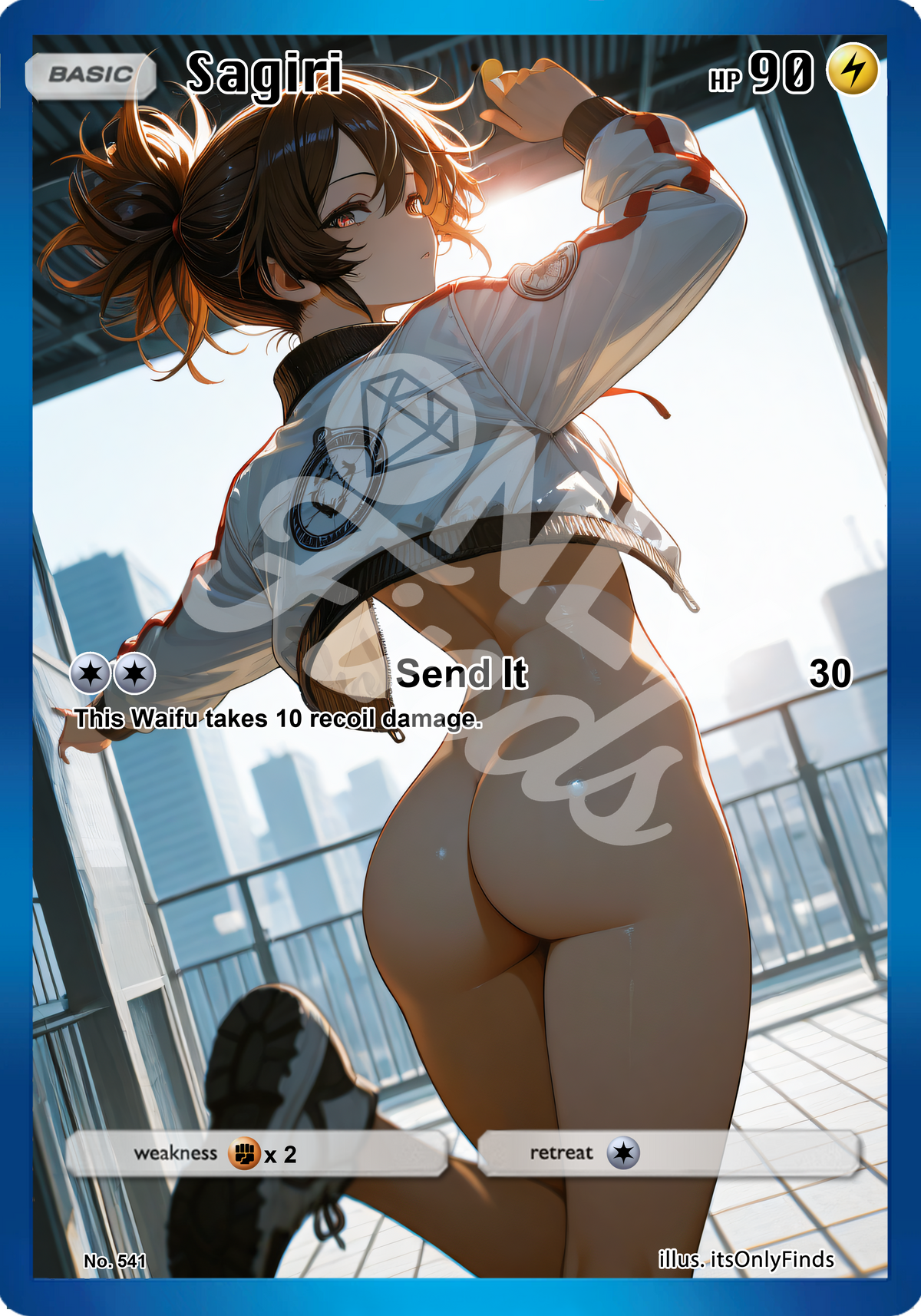 B-541 - Sagiri Yamada Asaemon OnlyFinds watermarked collector card