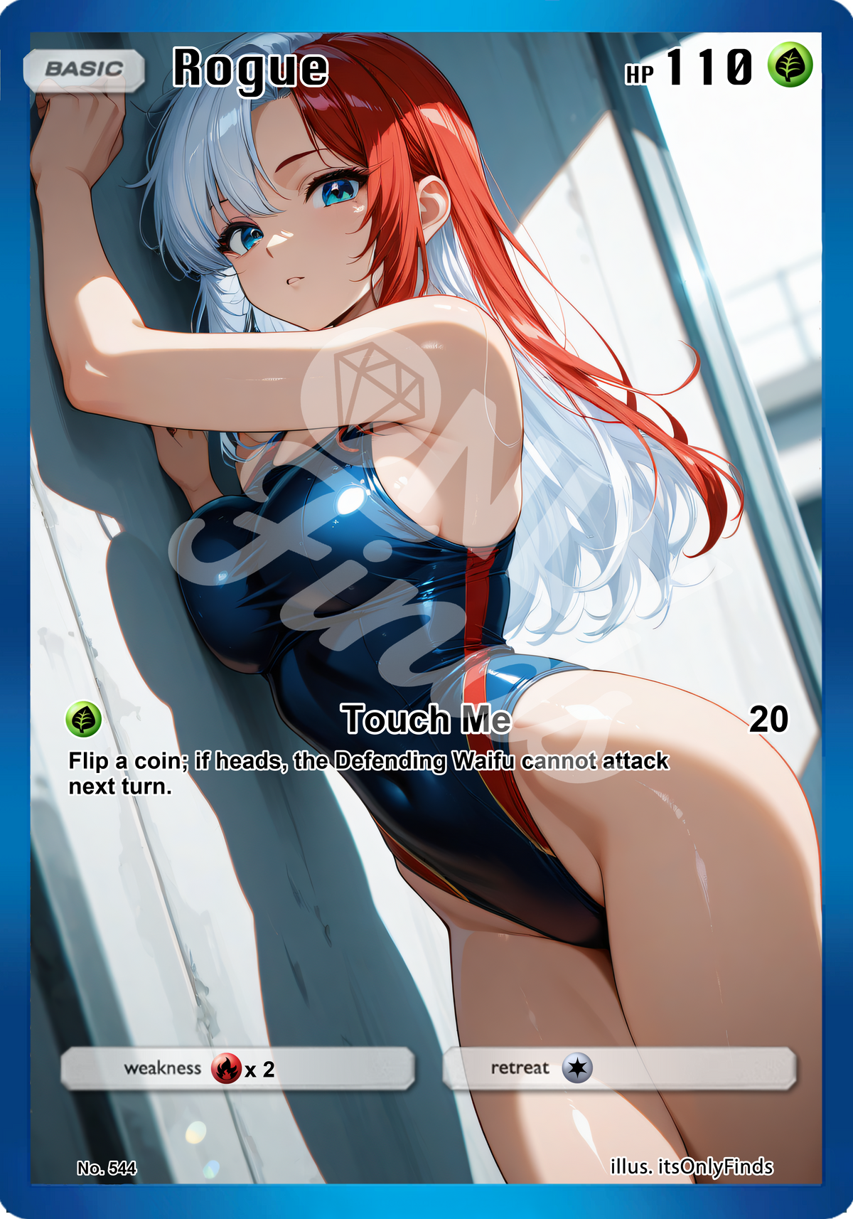 B-544 - Rogue OnlyFinds watermarked collector card