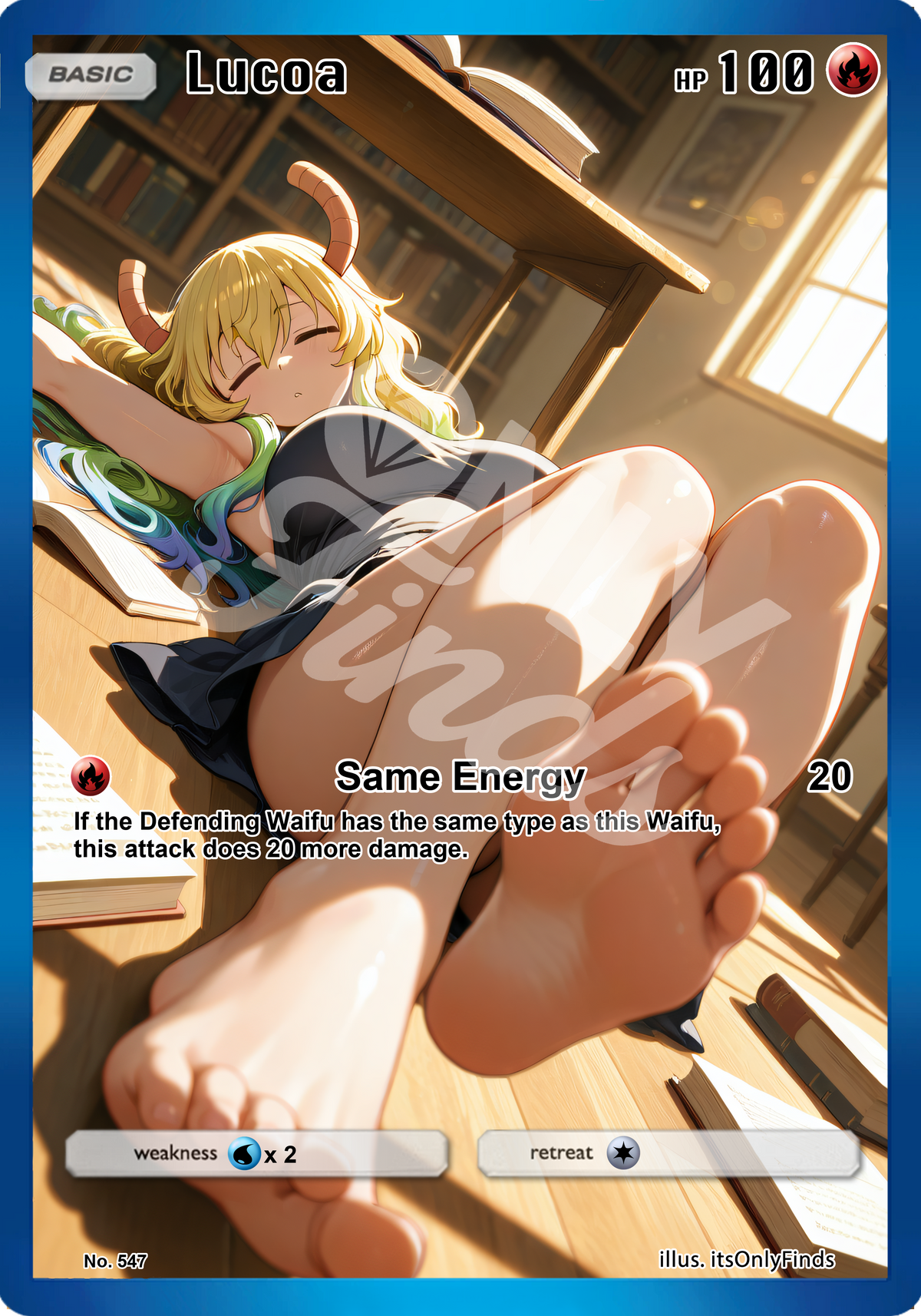 B-547 - Lucoa OnlyFinds watermarked collector card