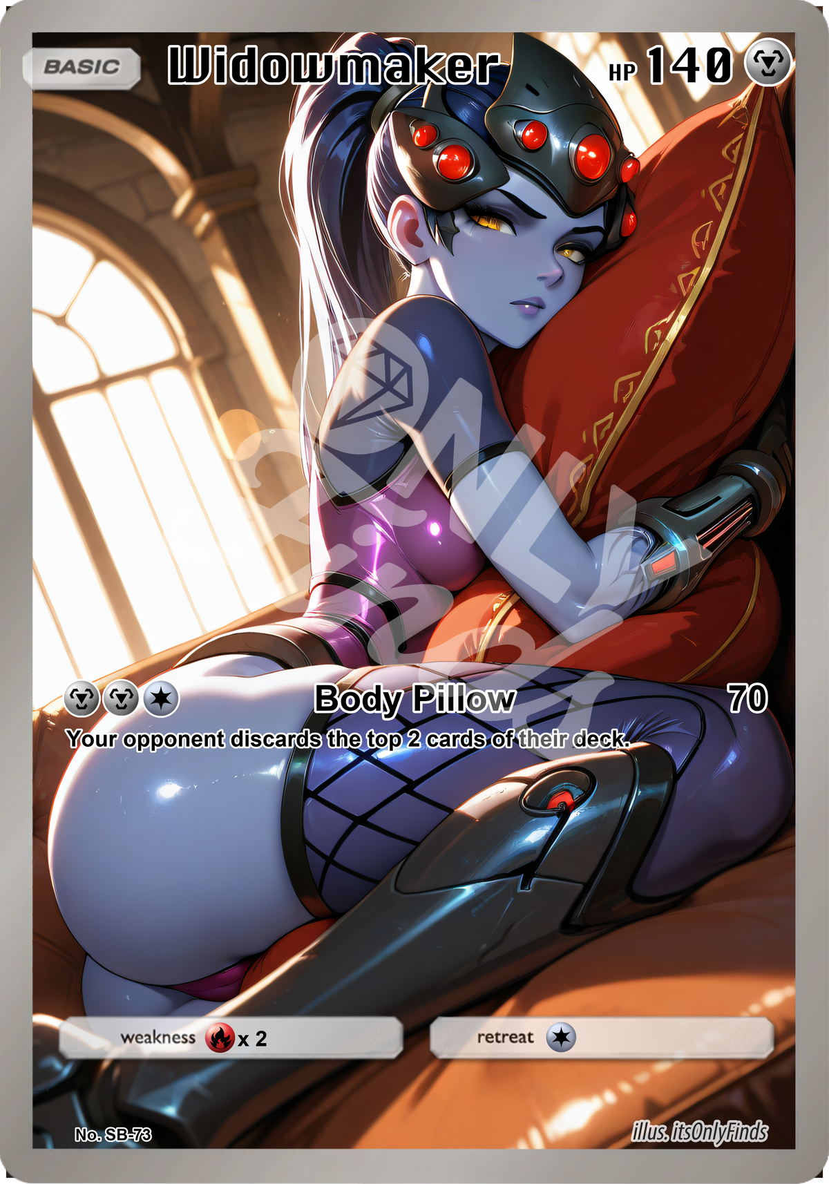 B-556 - Widowmaker OnlyFinds watermarked collector card