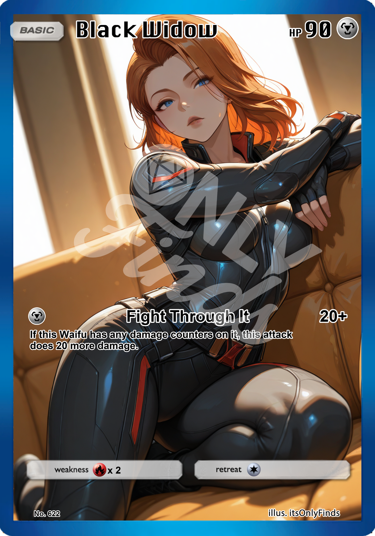 B-622 - Black Widow OnlyFinds Volume 3 card