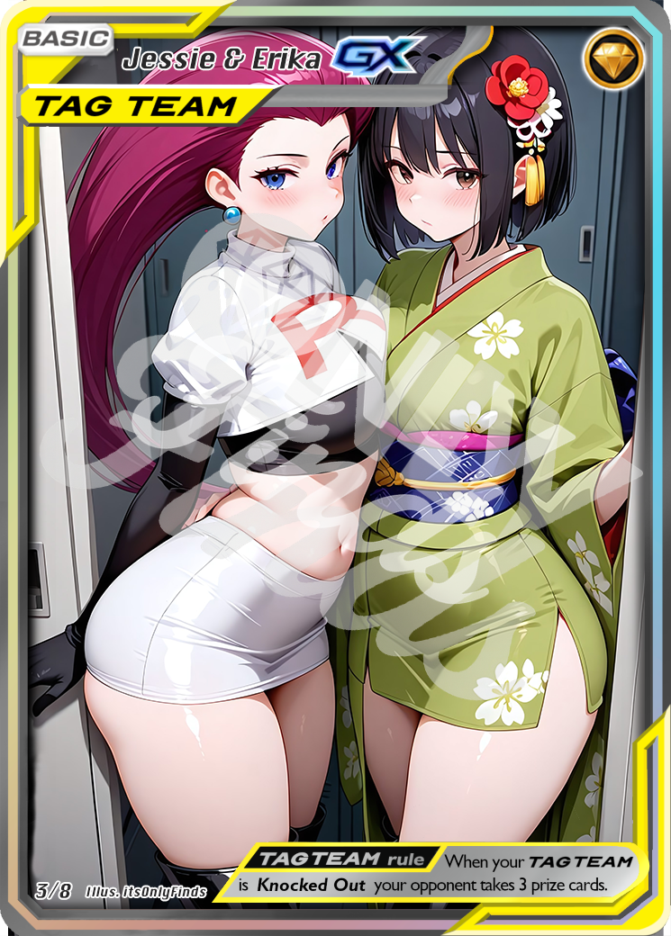 TT-03 - Jessie and Erika (Tag Team) OnlyFinds watermarked collector card
