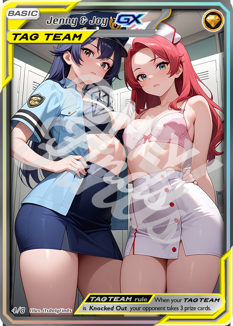 TT-04 - Jenny and Joy (Tag Team) OnlyFinds watermarked collector card